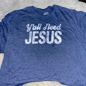 Y’all Need Jesus Cropped Tee